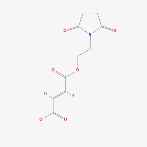 Diroximel Fumarate分子结构式