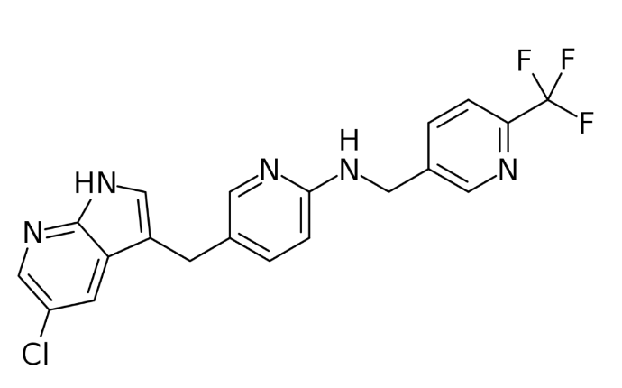 Pexidartinib分子结构式